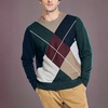 image:imageNautica Mens Nautica Sustainably Crafted Argyle Crewneck SweaterNavy Seas