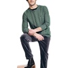 image:imageNautica Mens Nautica Sustainably Crafted CableKnit Crewneck SweaterArtic Fern