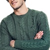 image:imageNautica Mens Nautica Sustainably Crafted CableKnit Crewneck SweaterArtic Fern