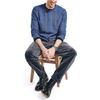 image:imageNautica Mens Nautica Sustainably Crafted CableKnit Crewneck SweaterUnion Blue