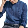 image:imageNautica Mens Nautica Sustainably Crafted CableKnit Crewneck SweaterUnion Blue