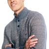 image:imageNautica Mens Nautica Sustainably Crafted Waffle MockNeck SweaterNavy Seas