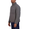 image:imageNautica Mens Reversible Quilted Puffer Jacket Midweight Mechanical Stretch Winter CoatBlackGrey