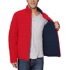 image:imageNautica Mens Reversible Quilted Puffer Jacket Midweight Mechanical Stretch Winter CoatDeep Navy