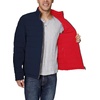 image:imageNautica Mens Reversible Quilted Puffer Jacket Midweight Mechanical Stretch Winter CoatDeep Navy
