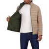 image:imageNautica Mens Reversible Quilted Puffer Jacket Midweight Mechanical Stretch Winter CoatDkforest