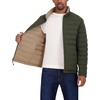 image:imageNautica Mens Reversible Quilted Puffer Jacket Midweight Mechanical Stretch Winter CoatDkforest