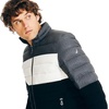 image:imageNautica Mens Reversible Quilted Puffer Jacket Midweight Mechanical Stretch Winter CoatGreyblack