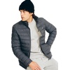 image:imageNautica Mens Reversible Quilted Puffer Jacket Midweight Mechanical Stretch Winter CoatGreyblack