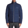 image:imageNautica Mens Reversible Quilted Puffer Jacket Midweight Mechanical Stretch Winter CoatHeather Grey