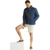 image:imageNautica Mens Reversible Quilted Puffer Jacket Midweight Mechanical Stretch Winter CoatLapis Blue