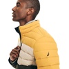 image:imageNautica Mens Reversible Quilted Puffer Jacket Midweight Mechanical Stretch Winter CoatMustard