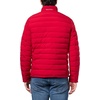 image:imageNautica Mens Reversible Quilted Puffer Jacket Midweight Mechanical Stretch Winter CoatRed Grey