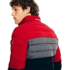 image:imageNautica Mens Reversible Quilted Puffer Jacket Midweight Mechanical Stretch Winter CoatRedblack