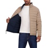 image:imageNautica Mens Reversible Quilted Puffer Jacket Midweight Mechanical Stretch Winter CoatTaupe