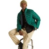 image:imageNautica Mens Reversible Quilted Puffer Jacket Midweight Mechanical Stretch Winter CoatTidal Green
