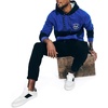 image:imageNautica Mens Sustainably Crafted Colorblock Logo HoodieBright Cobalt