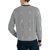 image:imageNautica Mens Sustainably Crafted Printed Crewneck SweaterTrue Black