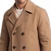 image:imageNautica Mens Wool Blend Peacoat  DoubleBreasted Winter Coat Regular Big amp Tall SizesCamel
