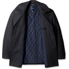 image:imageNautica Mens Wool Blend Peacoat  DoubleBreasted Winter Coat Regular Big amp Tall SizesGray Smoke