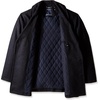 image:imageNautica Mens Wool Blend Peacoat  DoubleBreasted Winter Coat Regular Big amp Tall SizesPool Grey