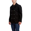 image:imageNautica Mens Wool Blend Peacoat  DoubleBreasted Winter Coat Regular Big amp Tall SizesRaven