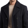 image:imageNautica Mens Wool Blend Peacoat  DoubleBreasted Winter Coat Regular Big amp Tall SizesRich Gray