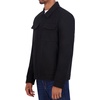 image:imageNautica Mens Wool Jacket  Diamond Quilted Lining Polyfill Insulation Snap amp Zip ClosureAnthracite