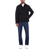 image:imageNautica Mens Wool Jacket  Diamond Quilted Lining Polyfill Insulation Snap amp Zip ClosureAnthracite