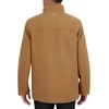 image:imageNautica Mens Wool Jacket  Diamond Quilted Lining Polyfill Insulation Snap amp Zip ClosureCaviar Black