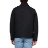 image:imageNautica Mens Wool Jacket  Diamond Quilted Lining Polyfill Insulation Snap amp Zip ClosureCharcoal