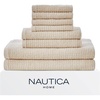 image:imageNautica  Cotton Hand Fingertip amp Bath Towel Set 6 Pack TowelsOasis Beige