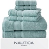 image:imageNautica  Cotton Hand Fingertip amp Bath Towel Set 6 Pack TowelsOceane Turquoise