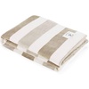 image:imageNautica  Fleece Throw Blanket Soft Blanket for Couch or Bed 50 x 60Awning Stripe BeigeWhite