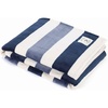 image:imageNautica  Fleece Throw Blanket Soft Blanket for Couch or Bed 50 x 60Awning Stripe BlueWhite