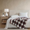 image:imageNautica  Plush Fleece Throw Blanket for Bed or Couch 50 x 60Hillcrest PlaidSailor Stripe Red