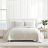 image:imageNautica  Queen Quilt Set Lightweight Bedding 3Piece SetSeashore Stitch Beige