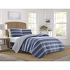 image:imageNautica  Queen Quilt Set Reversible Bedding with Matching Shams Stripe Room Decor Lightweight Bed Set College Dorm Room Essentials Saltmarsh BlueSaltmarsh BlueGrey