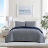 image:imageNautica  Queen Quilt Set with Shams Lightweight BeddingLockridge Navy