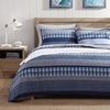 image:imageNautica  Queen Reversible 100 Cotton Quilt Sets with Shams