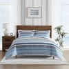 image:imageNautica  Queen Size Comforter Set with Matching ShamBradlee Blue