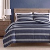 image:imageNautica  Queen Size Comforter Set with Matching ShamCraver Navy