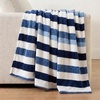 image:imageNautica  Soft Twin Size Blanket for Bed amp Couch Cozy BeddingAwning Stripe Blue