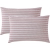 image:imageNautica  Standard Cotton Percale Pillowcase Set 2PackColeridge Stripe Red