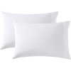 image:imageNautica  Standard Cotton Percale Pillowcase Set 2PackSolid White