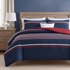 image:imageNautica  Twin Duvet Cover Set Soft Woven Cotton Bedding with a Breathable amp MediumWeight Feel 2Piece Bed Set with Matching Pillowcase Mineola NavyTwin