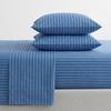 image:imageNautica  Twin Sheet Set with Fitted Sheet amp PillowcasesAlden Stripe Blue