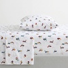 image:imageNautica  Twin Sheet Set with Fitted Sheet amp PillowcasesApres Skier White