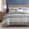 image:imageNautica  Twin Size Comforter Set with Matching ShamProspect Harbor Green