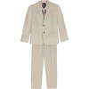image:imageNautica Boys 4piece Suit Set with Dress Shirt Tie Jacket and PantsKhaki Linen